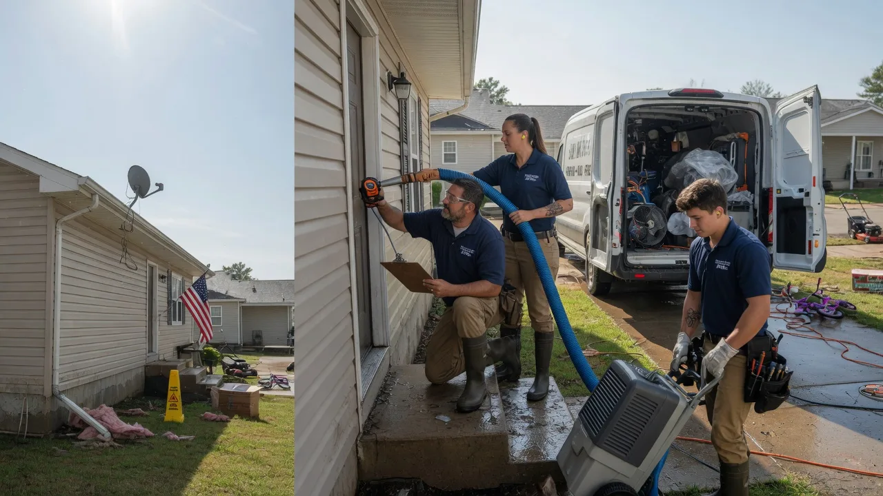 Ceiling Water Damage Restoration in Scheller, IL near me