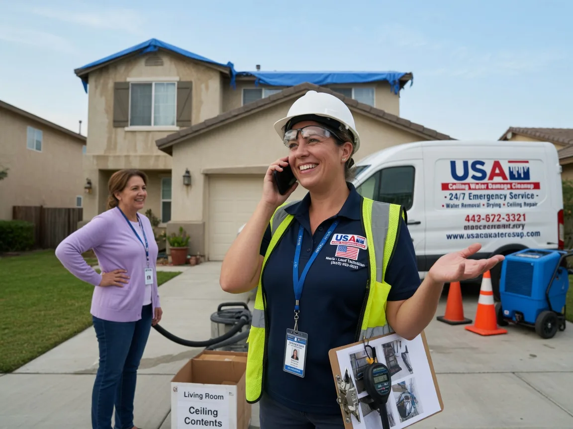 Ceiling Water Damage Restoration Scheller, IL FAQs